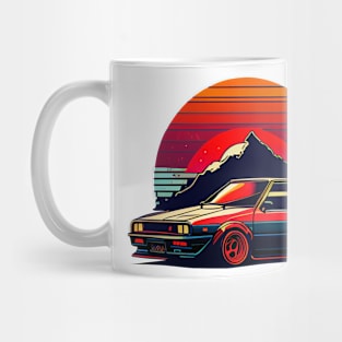 80s retro car Mug